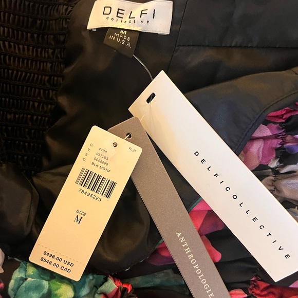 Anthropologie Delfi Puff-Sleeve Floral Printed Maxi Dress - Picture 16 of 16